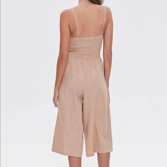 NWT Knotted Cutout Culotte Jumpsuit - Picture 4 of 8
